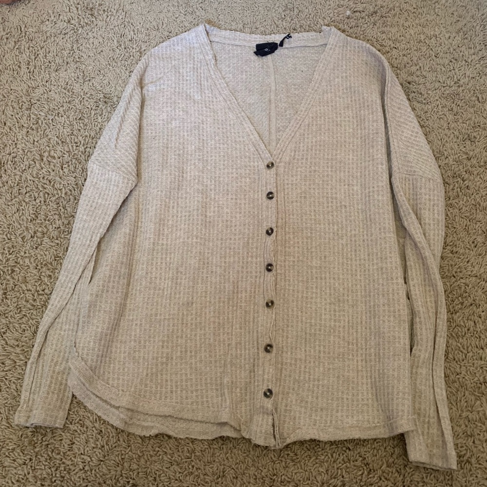 Urban Outfitters Out From Under Button Up Top